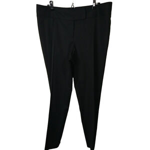 Dara Lamb Haute De Gamme Woman 38X31.5" Pant Black Professional Straight Office